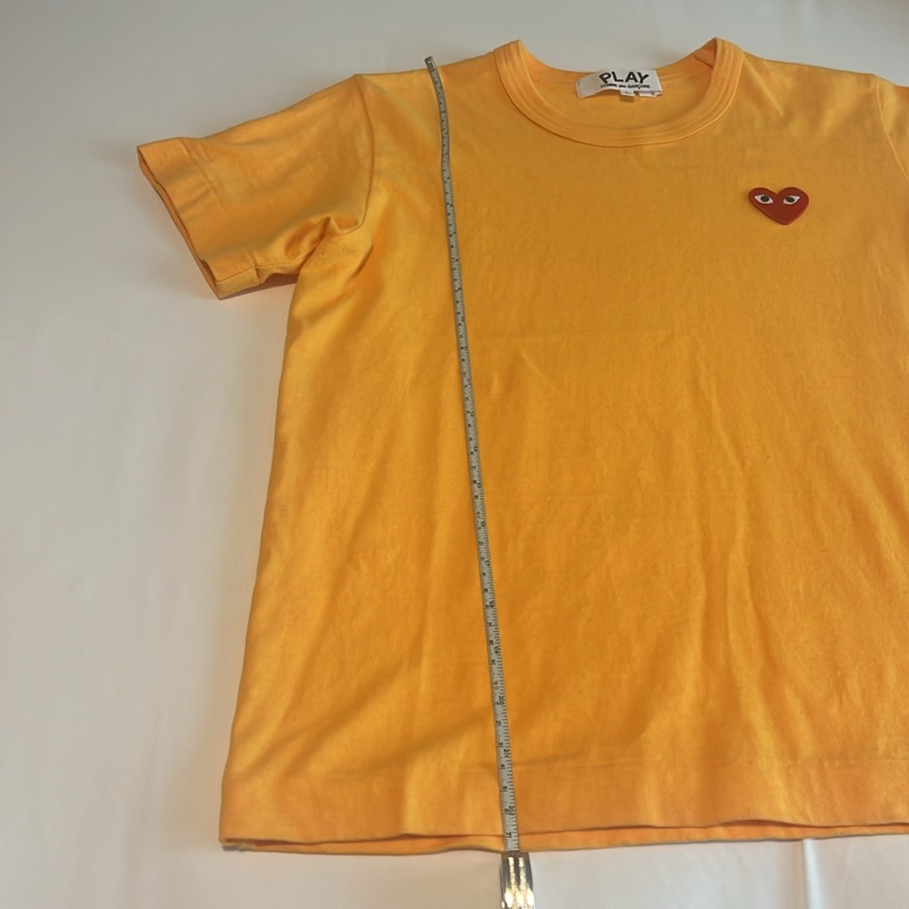 Comme Des Garçons (CDG) PLAY Yellow T-Shirt
